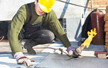 Stoke Ash flat roof construction